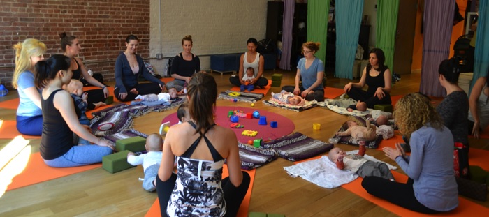 Karma Kids Yoga class in NYC, mommy and me classes, baby and me classes 
