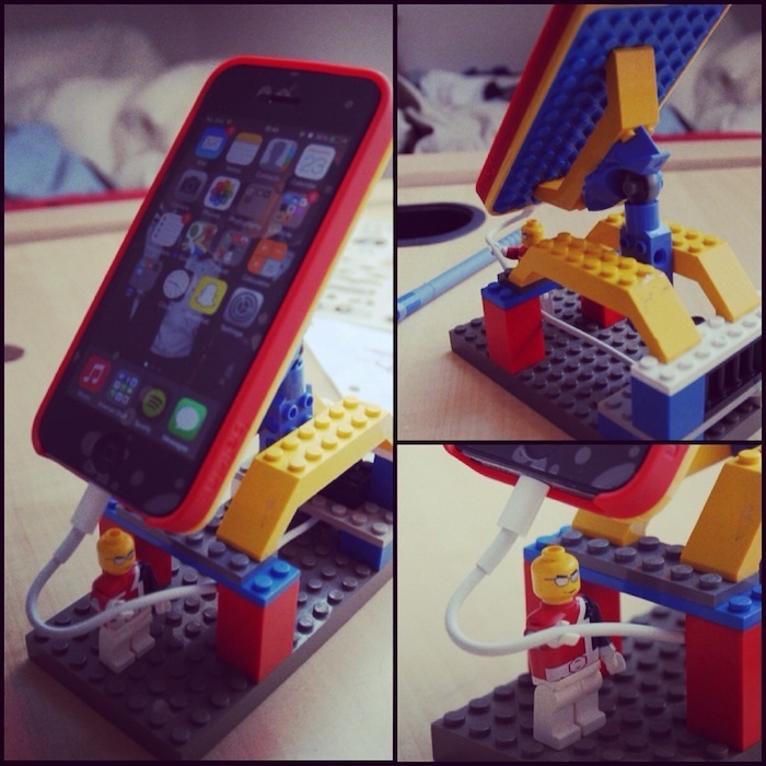iphone, cellphone, cell, work, apps, application, red, black, green, lego, work station
