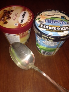 ice cream spoon, Ben and Jerry's ice cream picture, parenting juice, 