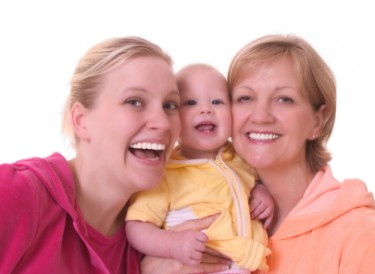 iStock - mom, baby, grandma