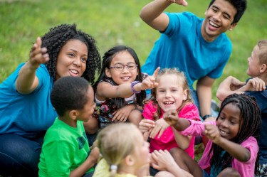 Diverse Group of Children