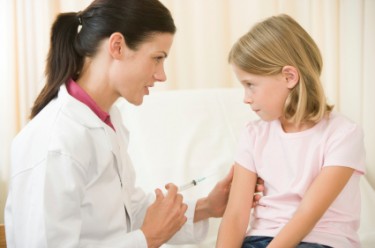 child visits doctor