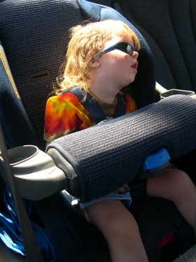 Nap in car