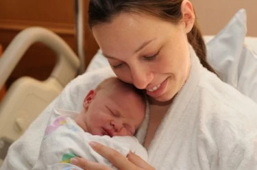 istock - mom and new baby