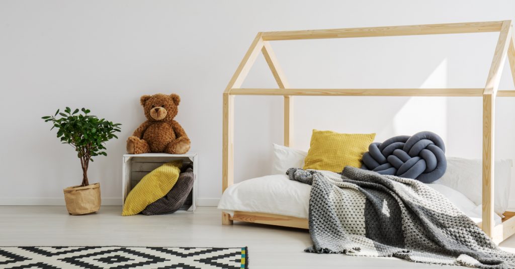 kids minimalist bedroom