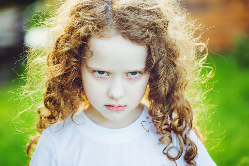 emotional child, child, angry expression, angry, close up, girl, white, outside, tantrum