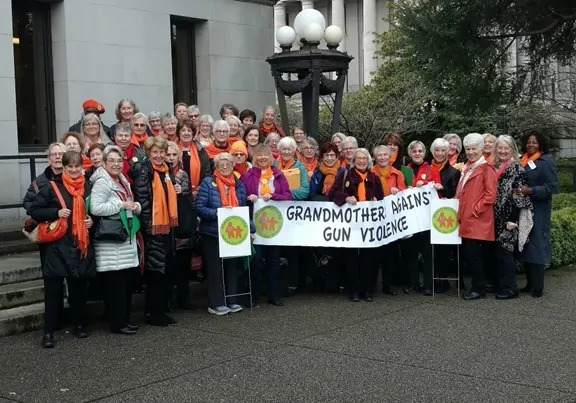 grandmothers against gun violence, raging grannies, group, organization