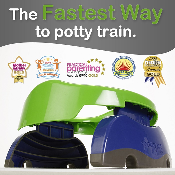 potty training, easy, simple, blue, green