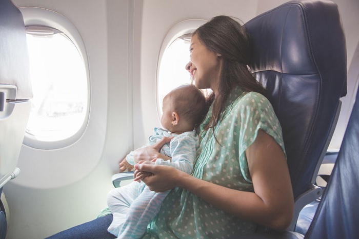sleep, baby, mom, mom and baby on plane, sleep tips, travel with baby