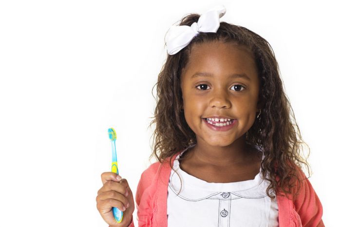 girl, toothbrush, teeth, tooth, bow, white, pink, cute, smile