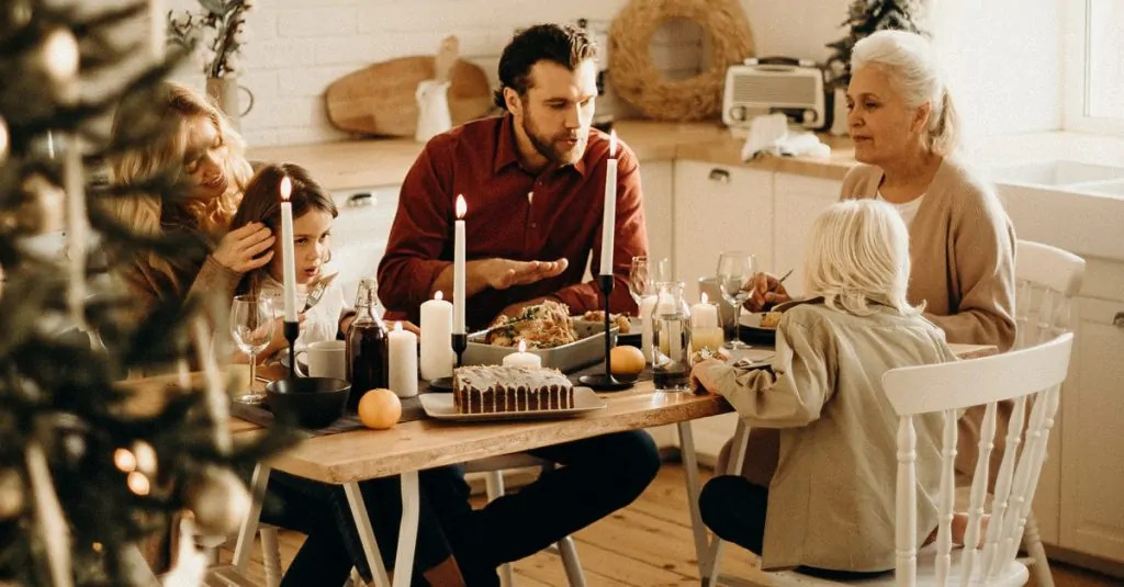 nanny for christmas dinner