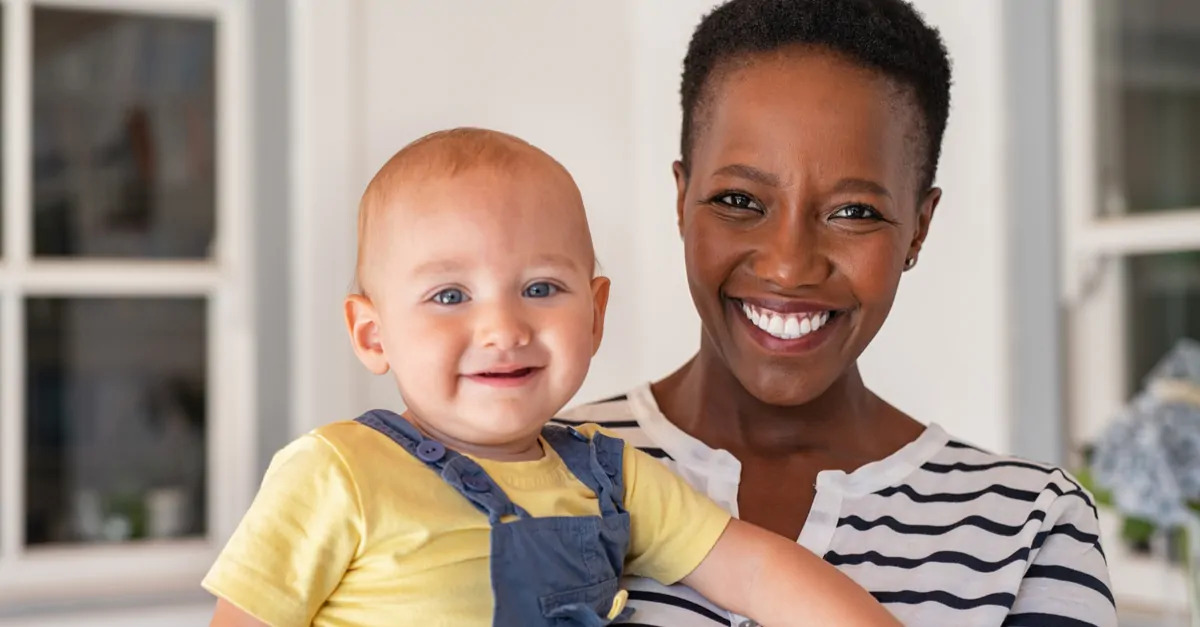 toddler with au pair