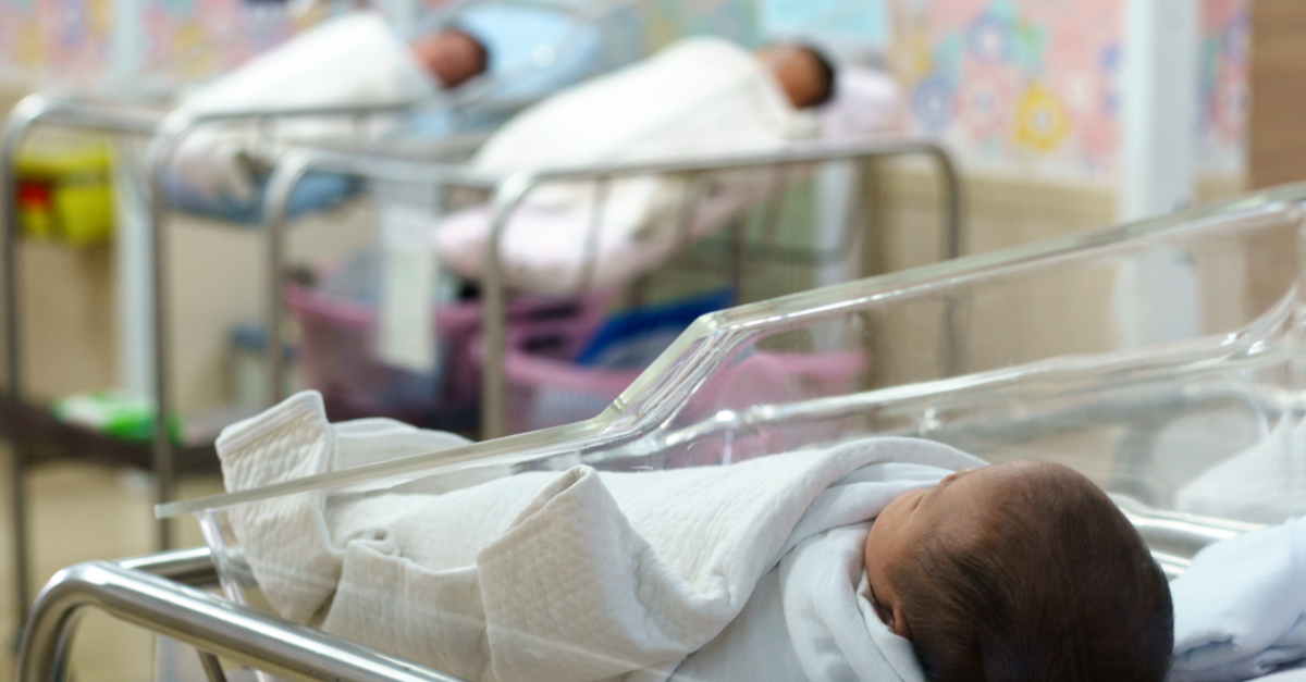 babies in new hospital