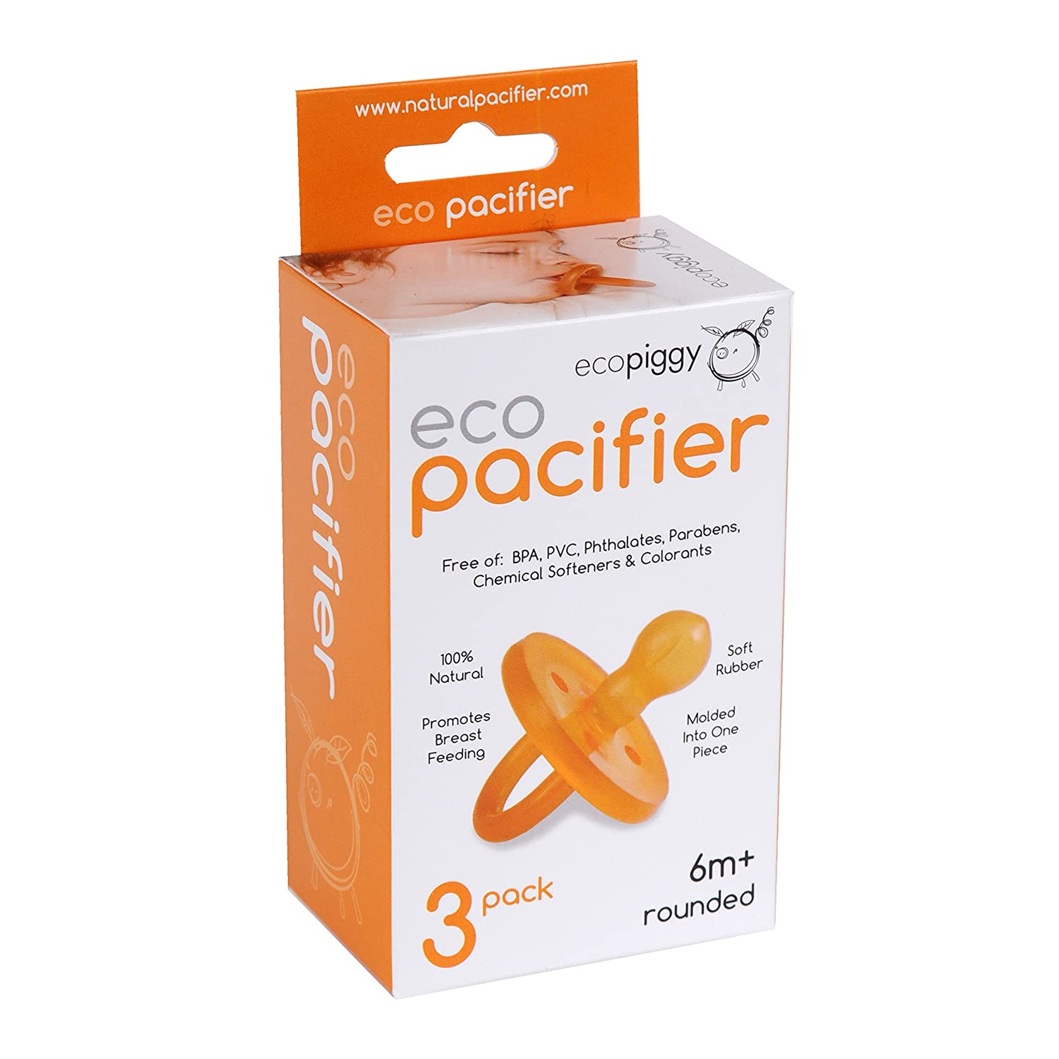 natural rubber pacifiers