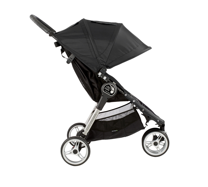 city stroller, mini city jogger, baby jogger, city childcare, mom city life, Downsize Your Baby Gear baby jogger city mini black stroller, childcare , city moms, baby gear, baby products
