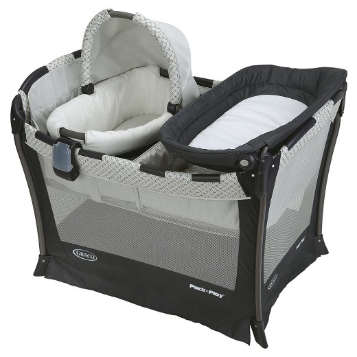 bedroom bassinet, portable bassinet, play yard & changing table in one, Downsize Your Baby Gear Graco Day 2 Night Sleep System, baby crib, city parents products, baby sleep system, child care products
