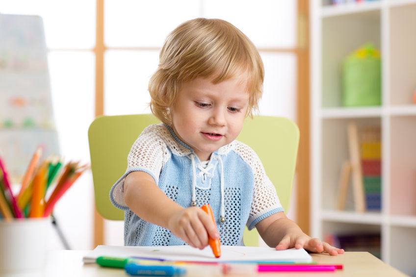 nanny vacations, nanny holidays, nanny sick days, kid, little, boy, paints, his, nursery, home