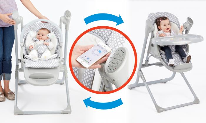 2-in-1 Smart Voyager, Infant Swing and High Chair